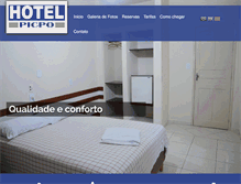 Tablet Screenshot of hotelpicpo.com.br
